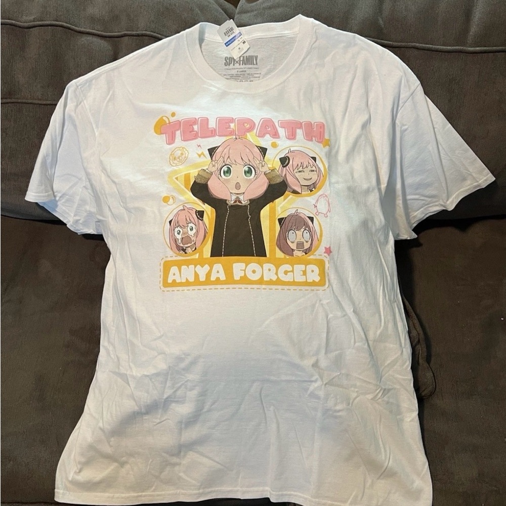 White Spy Family Anya Forger Telepath Tee Size XL